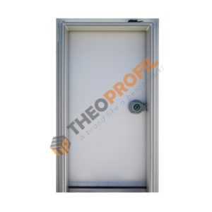 Περιστροφική Πόρτα Συντήρησης HDPTP100 HDPTP80 Με Λάστιχο Σκούπα μπροστινή όψη