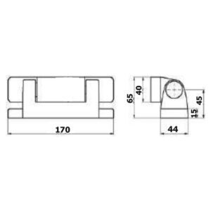 Μεντεσές Ψυκτικής Πόρτας Με Ράμπα