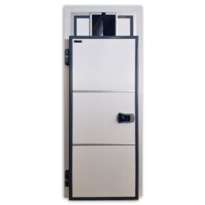 Περιστροφική Πόρτα Συντήρησης HDPTPM80 HDPTPM100 Για Διακίνηση Κρέατος Με Λάστιχο Σκούπα