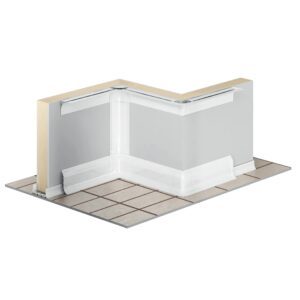 Υγειονομικό σοβατεπί και υγειονομική γωνία τοποθετημένα