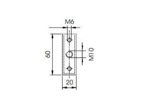 Συνδετήρας για Ω οροφής (σχέδιο) - Theoprofil.com