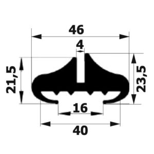 Λάστιχο Για Φινιστρίνι Πόρτας Flip-Flap - Γκρι