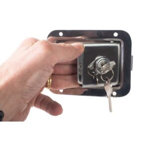 Κλειδαριά Χούφτα Ανοξείδωτη 119x92