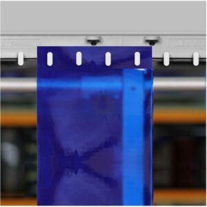 Λωριδοκουρτίνα PVC Μπλε +50°C/-15°C | 200x2mm